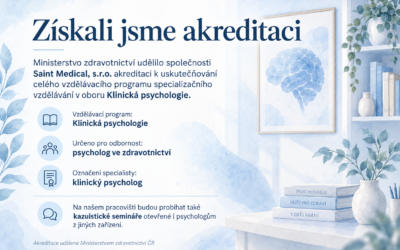 Získali jsme akreditaci Ministerstva zdravotnictví